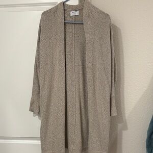 Old Navy Light Tan Open-Front Cardigan